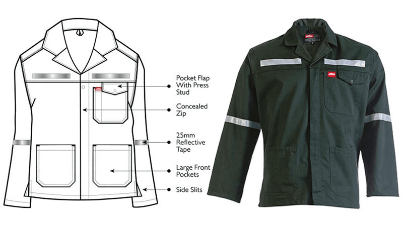 work jacket design